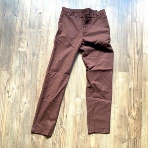 Brown wool pants